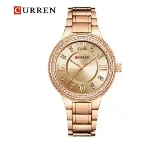 Cassandra Classic Watch rose gold women's timepiece with adjustable metal strap and quartz movement