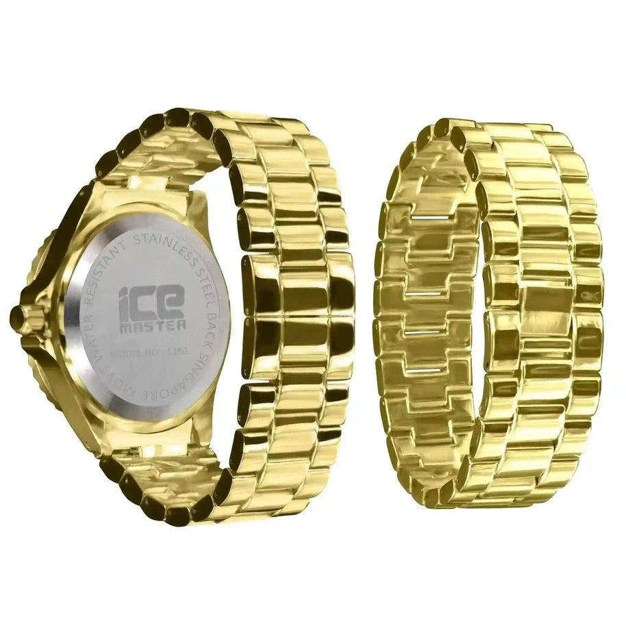 Monarch Bling Watch - Bracelet Set gold stainless steel back splash resistant luxury style