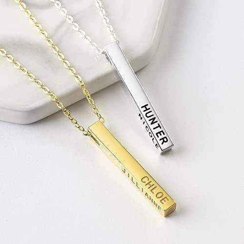 Family Name Bar Necklace - AuriJewel