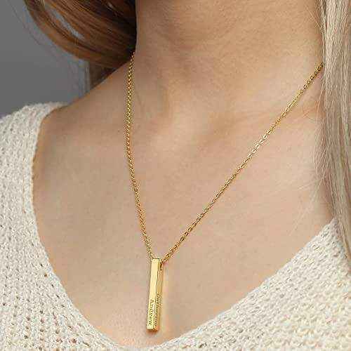 Family Name Bar Necklace - AuriJewel