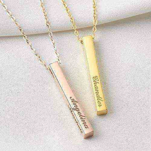 Family Name Bar Necklace - AuriJewel