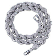 Hawser 10 mm Iced Rope Chain - AuriJewel