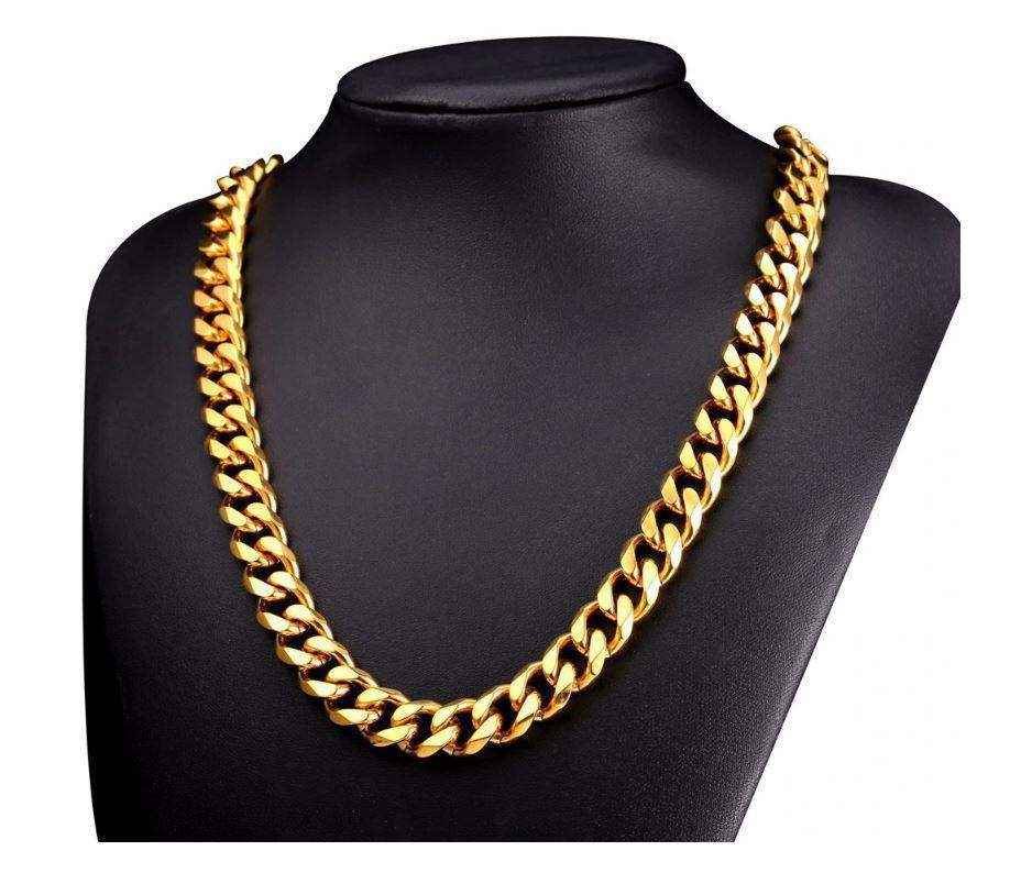 Gold Korean Cuban Chain - AuriJewel