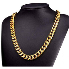 Gold Korean Cuban Chain - AuriJewel
