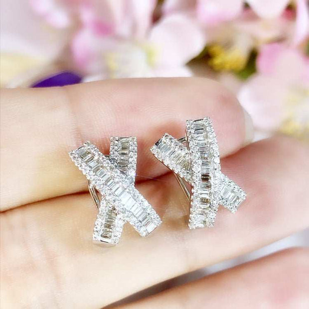 Crystal Zircon Earrings Ear Jewelry Women - AuriJewel - 0