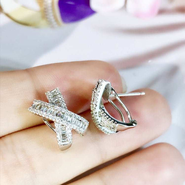 Crystal Zircon Earrings Ear Jewelry Women - AuriJewel - 0