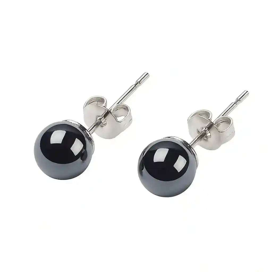 Silver CZ Studs – 5 mm - AuriJewel