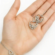 Stars - Heart Pearl Earrings - AuriJewel
