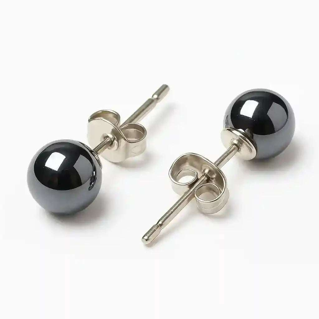 Silver CZ Studs – 5 mm - AuriJewel