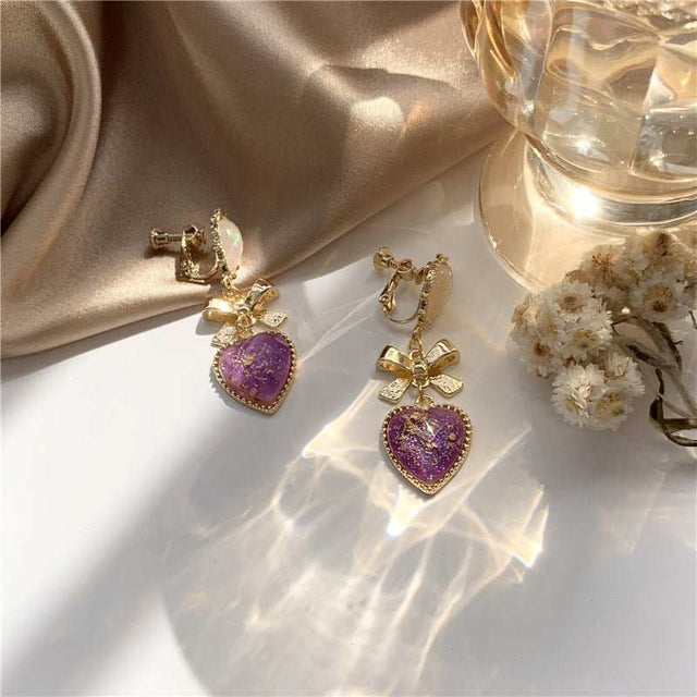 Bow Earrings Ear Clip
