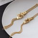 Fashion Belt Buckle Three - layer Chain - AuriJewel - 0