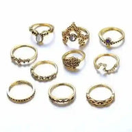 Vintage Gem Stackable Rings - AuriJewel