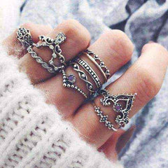 Vintage Gem Stackable Rings - AuriJewel