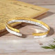 Bridesmaid Sparkle Bracelet gold and silver adjustable bangle with engraved heartfelt message gift for maid of honor