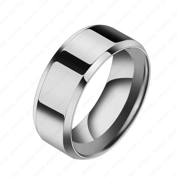 Personality Refers To Niche Rings For Men And Women Stainless Steel Couple Rings - AuriJewel - 0