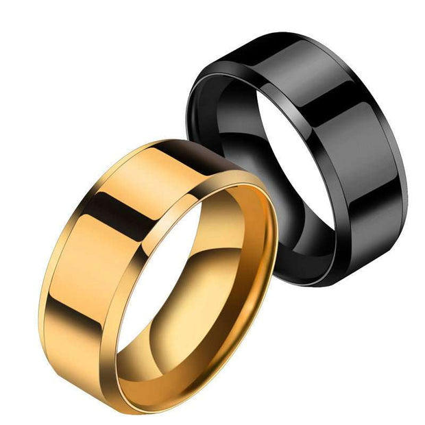 Personality Refers To Niche Rings For Men And Women Stainless Steel Couple Rings - AuriJewel - 0